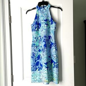 Lilly Pulitzer high neck bodycon dress